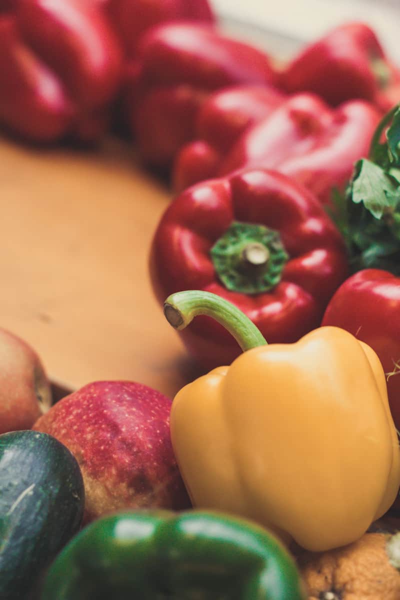 Deep pale colored produce